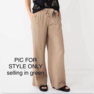 Sonoma Wide Leg Pants